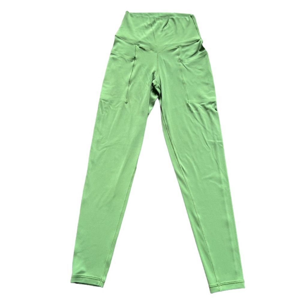 Offline by Aerie Real Me 7/8 High Rise Pocket Leggings Kelly Green Size XS